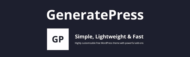 generatepress plantilla wordpress